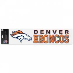 Denver Broncos - 4x16 Die Cut Decal