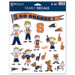 Syracuse University Orange - 8.5x11 Family Sticker Sheet