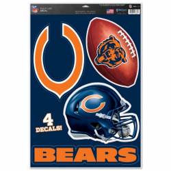 Chicago Bears - Set Of 4 Ultra Decals