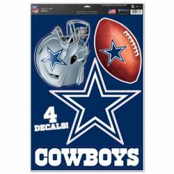 Dallas Cowboys - Set Of 4 Ultra Decals