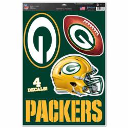 Green Bay Packers - Set of 4 Ultra Decals