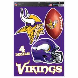Minnesota Vikings - Set Of 4 Ultra Decals