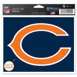 Chicago Bears C Logo - 4.5x5.75 Die Cut Ultra Decal
