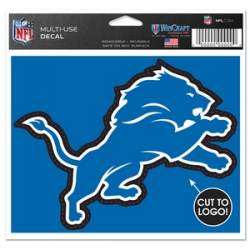 Detroit Lions 2009-2016 Logo - 4.5x5.75 Die Cut Ultra Decal