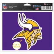 Minnesota Vikings - 4.5x5.75 Die Cut Ultra Decal
