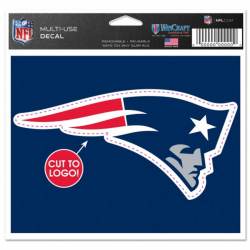 New England Patriots - 4.5x5.75 Die Cut Ultra Decal
