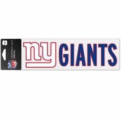 New York Giants - 3x10 Die Cut Decal