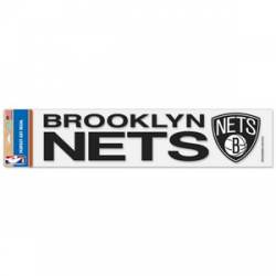 Brooklyn Nets - 4x16 Die Cut Decal