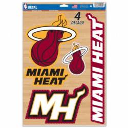 Miami Heat - Set of 4 Ultra Decals