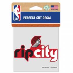 Portland Trail Blazers Rip City Slogan - 4x4 Die Cut Decal
