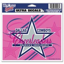 Dallas Cowboys Cheerleaders Pink - 5x6 Ultra Decal