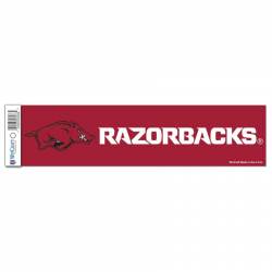 University Of Arkansas Razorbacks - 3x12 Bumper Sticker Strip