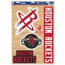 Houston Rockets 2019 Logo - Set of 4 Ultra Decals