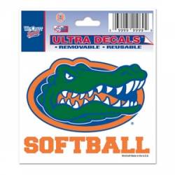 University Of Florida Gators Softball - 3x4 Ultra Decal