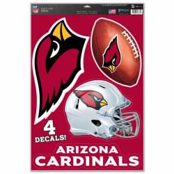 Arizona Cardinals - Set Of 4 Ultra Decals