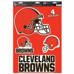 Cleveland Browns - Set of 4 Ultra Decals
