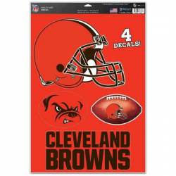 Cleveland Browns - Set Of 4 Ultra Decals