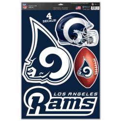 Los Angeles Rams - Set Of 4 Ultra Decals