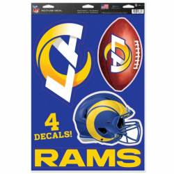 Los Angeles Rams 2020 Logo - Set Of 4 Ultra Decals