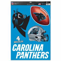 Carolina Panthers - Set Of 4 Ultra Decals