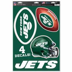 New York Jets - Set Of 4 Ultra Decals