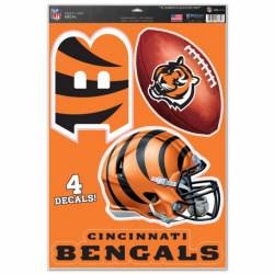 Cincinnati Bengals - Set Of 4 Ultra Decals
