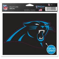 Carolina Panthers - 4.5x5.75 Die Cut Ultra Decal