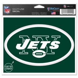 New York Jets 1998-2018 Logo - 4.5x5.75 Die Cut Ultra Decal