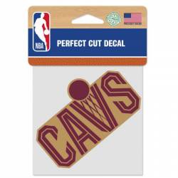 Cleveland Cavaliers 2022 Script Logo - 4x4 Die Cut Decal