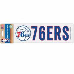 Philadelphia 76ers Logo - 3x10 Die Cut Decal