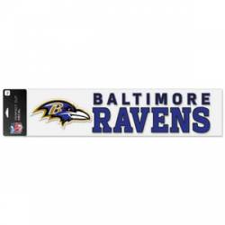 Baltimore Ravens - 4x17 Die Cut Decal