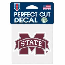 Mississippi State University Bulldogs - 4x4 Die Cut Decal