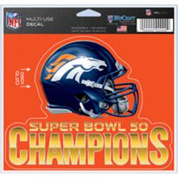 Denver Broncos Super Bowl 50 Champions - Vinyl Sticker