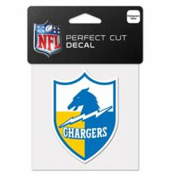 Los Angeles Chargers Retro Logo - 4x4 Die Cut Decal