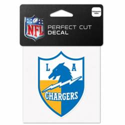 Los Angeles Chargers 2020 Shield Logo - 4x4 Die Cut Decal