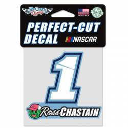 Ross Chastain #1 Blue - 4x4 Die Cut Decal