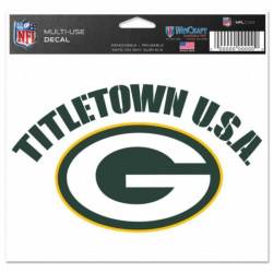 Green Bay Packers Titletown USA - 5x6 Ultra Decal