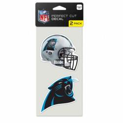 Carolina Panthers - Set of Two 4x4 Die Cut Decals