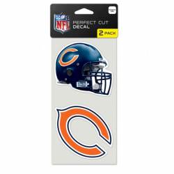 Chicago Bears - Set of Two 4x4 Die Cut Decals