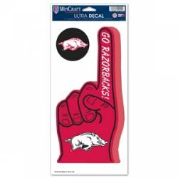 University Of Arkansas Razorbacks - Finger Ultra Decal 2 Pack