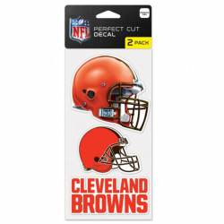 Cleveland Browns - Set of Two 4x4 Die Cut Decals