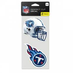 Tennessee Titans - Set of Two 4x4 Die Cut Decals