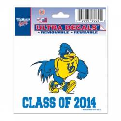 University Of Delaware Blue Hens Class Of 2014 - 3x4 Ultra Decal