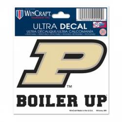Purdue University Boilermakers Boiler Up - 3x4 Ultra Decal