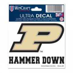 Purdue University Boilermakers Hammer Down - 3x4 Ultra Decal