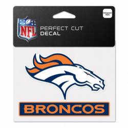 Denver Broncos - 4x5 Die Cut Decal