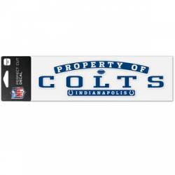 Property Of Indianapolis Colts - 3x10 Die Cut Decal