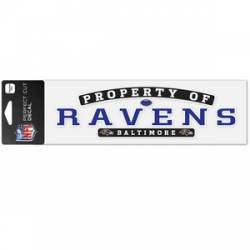 Property Of Baltimore Ravens - 3x10 Die Cut Decal