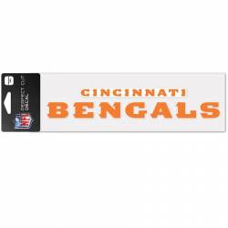 Cincinnati Bengals - 3x10 Die Cut Decal