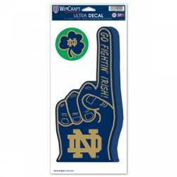 University Of Notre Dame Fighting Irish - Finger Ultra Decal 2 Pack